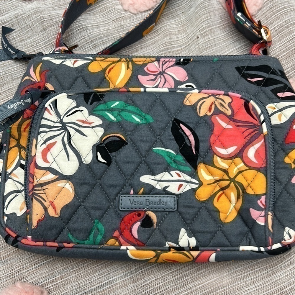 Vera Bradley Floral satchel - Picture 2 of 8